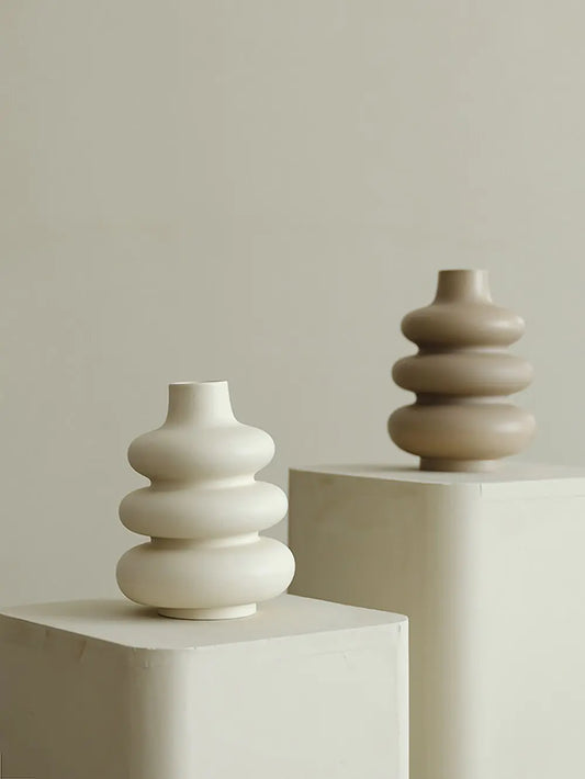 Keramikvase Donut Chic